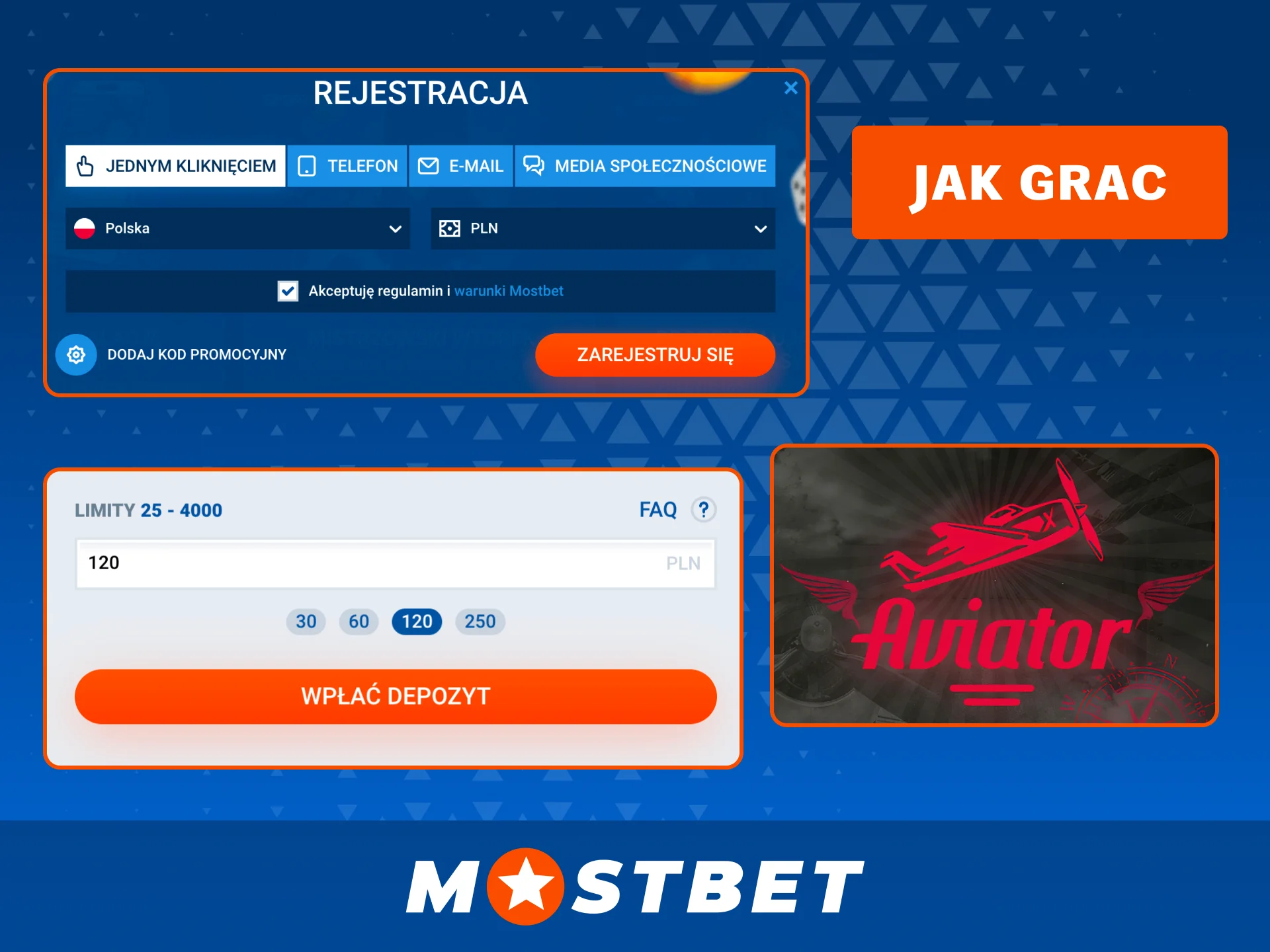 Graj w Aviator w Mostbet po rejestracji, zasil konto i wypłacaj wygraną zanim samolot odleci.