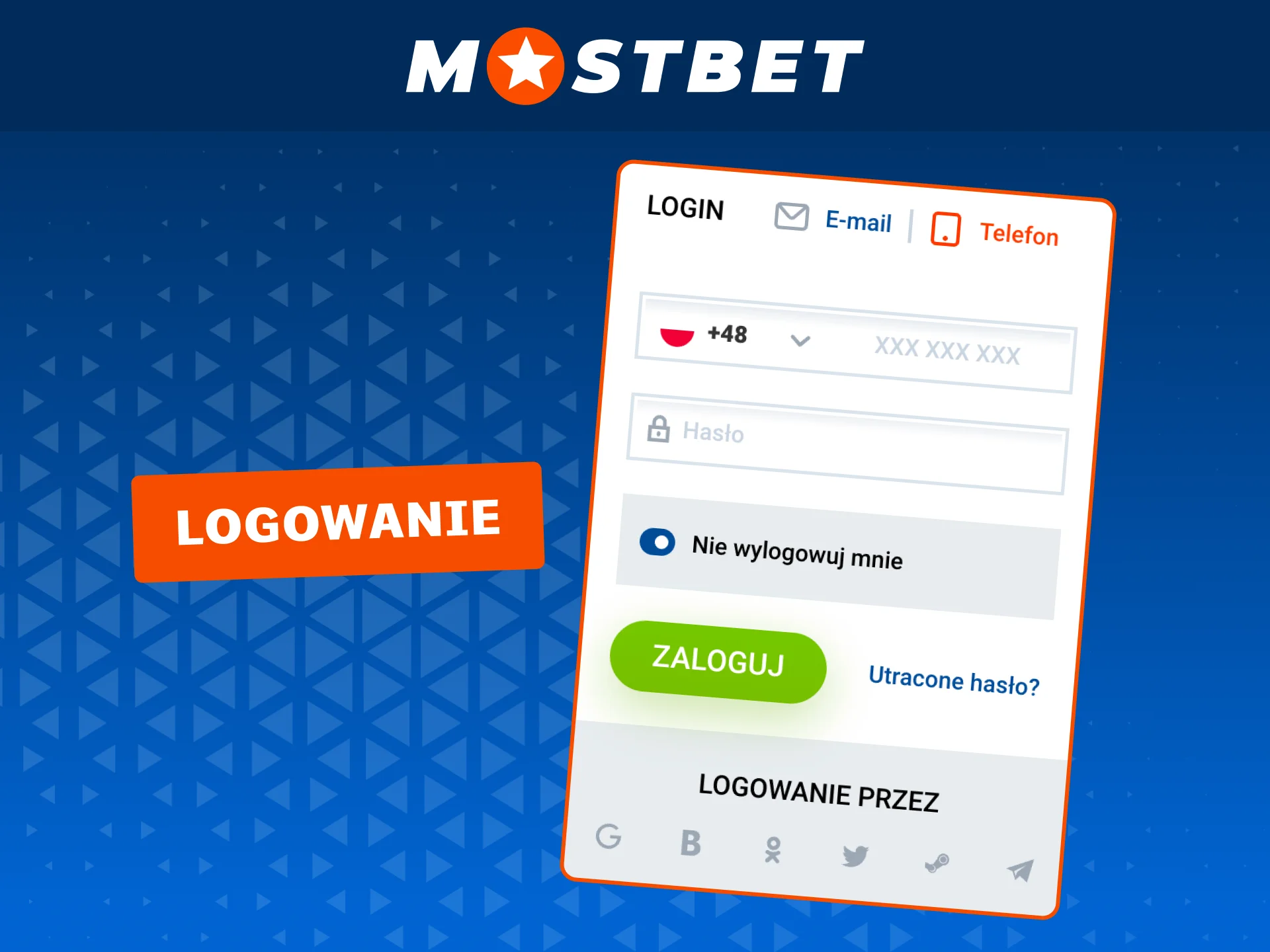 Zaloguj się do Mostbet Polska i uzyskaj szybki dostęp do konta.