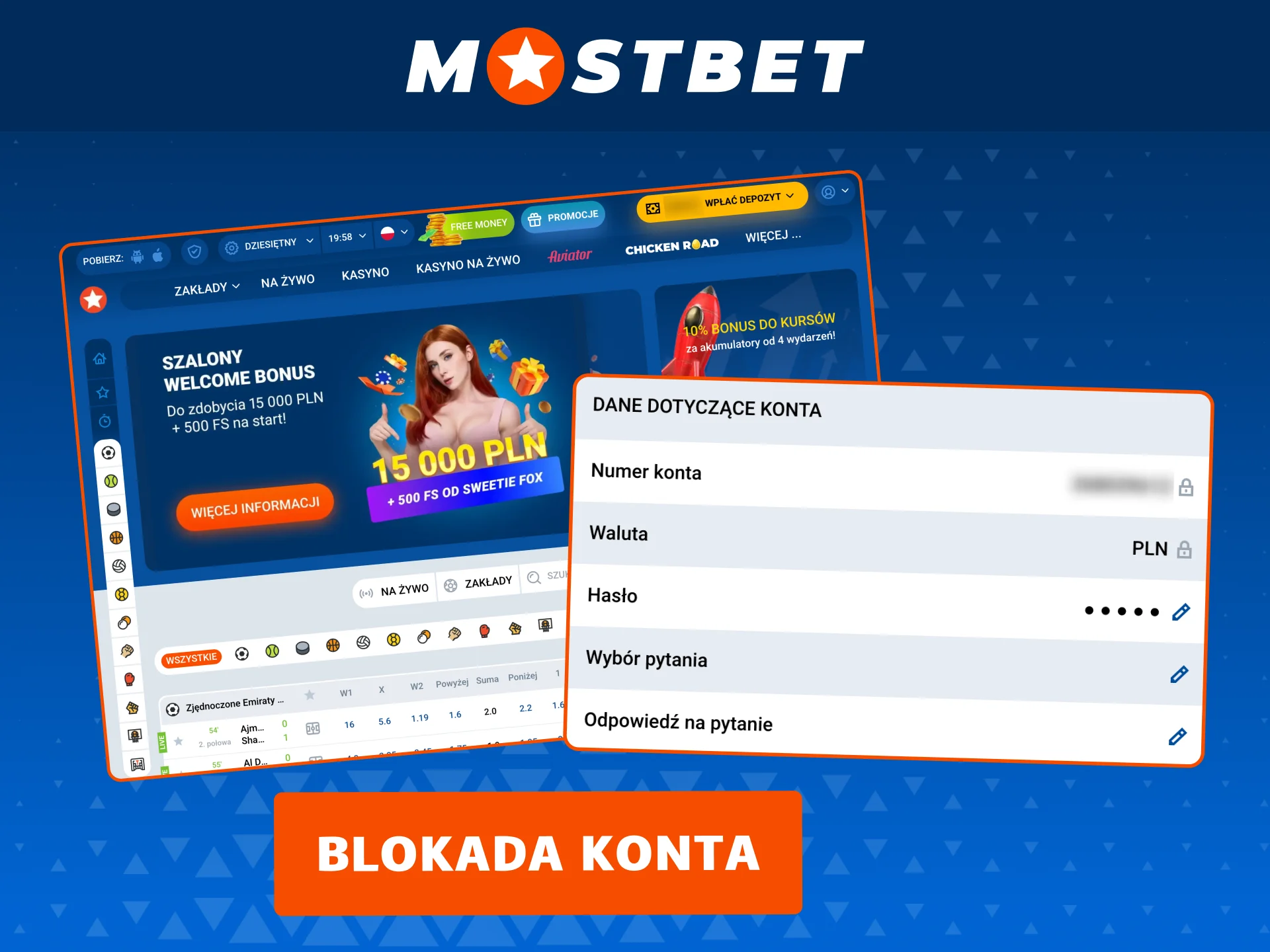 Przestrzegaj zasad Mostbet i uniknij blokady konta.