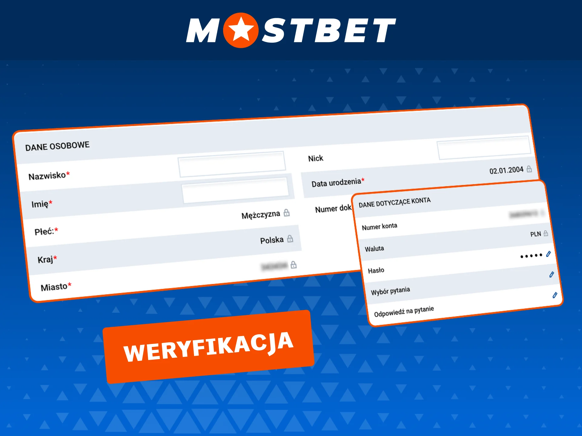 Przejdź weryfikację Mostbet i zabezpiecz swój profil osobisty.