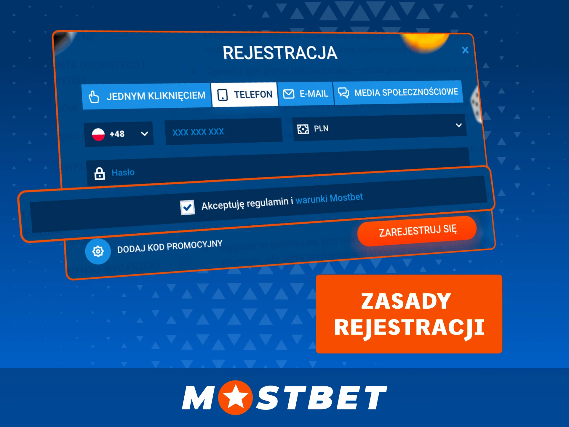 Sprawdź zasady rejestracji Mostbet i utwórz konto bez ryzyka.