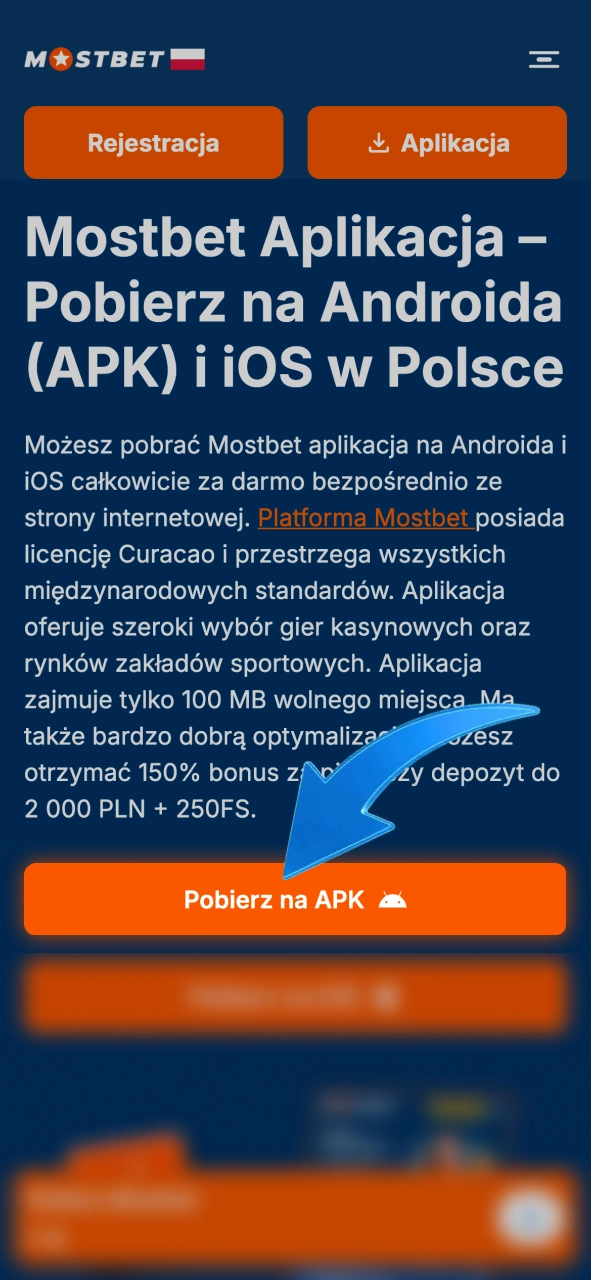 Pobierz aplikację Mostbet teraz i zyskaj szybki dostęp do zakładów oraz ekskluzywnych bonusów.
